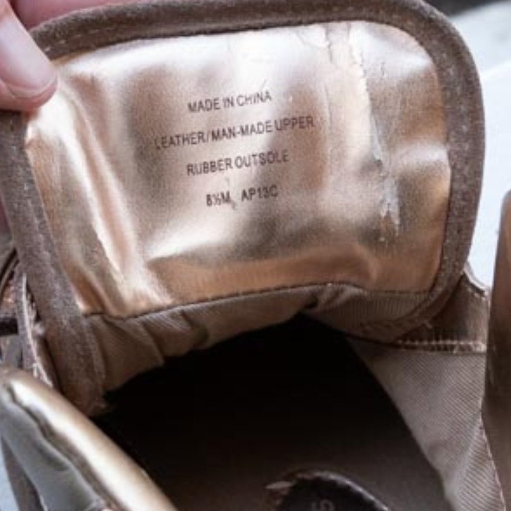 💖 Michael Kors Nikko II - Mettalic Rose Taupe Suede - see description for size! - Picture 12 of 16